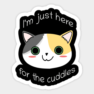 Cat Cuddles Sticker